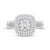 Thumbnail Image 3 of Now + Forever Multi-Diamond Center Cushion Engagement Ring 1/3 ct tw Round-cut 10K White Gold