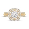 Thumbnail Image 3 of Now + Forever Diamond Cushion Engagement Ring 1/3 ct tw Round-cut 10K Yellow Gold
