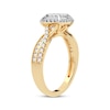 Thumbnail Image 2 of Now + Forever Multi-Diamond Center Engagement Ring 3/8 ct tw Princess & Round-cut 10K Yellow Gold