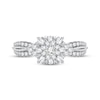 Thumbnail Image 3 of Now + Forever Multi-Diamond Center Twist Engagement Ring 3/8 ct tw Round-cut 10K White Gold