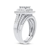 Thumbnail Image 2 of Now + Forever Multi-Diamond Center Bridal Set 7/8 ct tw Princess & Round-cut 10K White Gold