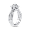 Thumbnail Image 2 of Now + Forever Diamond Bridal Set 3/4 ct tw Oval & Round-cut 10K White Gold