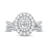 Thumbnail Image 3 of Now + Forever Diamond Bridal Set 3/4 ct tw Oval & Round-cut 10K White Gold
