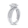 Thumbnail Image 2 of Now + Forever Multi-Diamond Center Pear Bridal Set 7/8 ct tw Round-cut 10K White Gold
