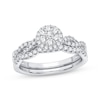 Thumbnail Image 0 of Diamond Bridal Set 1/2 ct tw Round-cut 10K White Gold