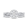 Thumbnail Image 2 of Diamond Bridal Set 1/2 ct tw Round-cut 10K White Gold