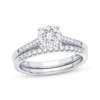 Thumbnail Image 0 of Diamond Bridal Set 3/8 ct tw Round-cut 10K White Gold