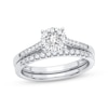 Thumbnail Image 1 of Now + Forever Diamond Bridal Set 3/8 ct tw Round-cut 10K White Gold