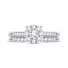 Thumbnail Image 2 of Diamond Bridal Set 3/8 ct tw Round-cut 10K White Gold