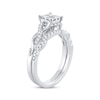 Thumbnail Image 1 of Multi-Diamond Center Bridal Set 1/2 ct tw Princess & Round-cut 10K White Gold