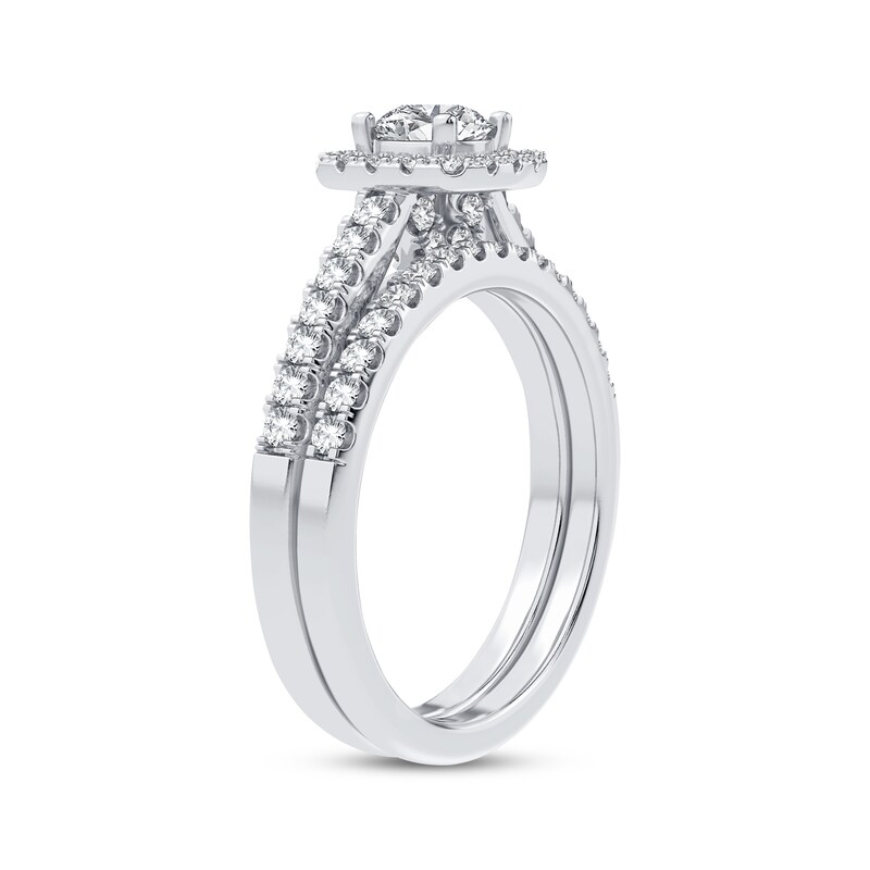 Main Image 2 of Now + Forever Diamond Bridal Set 7/8 ct tw Round-cut 10K White Gold
