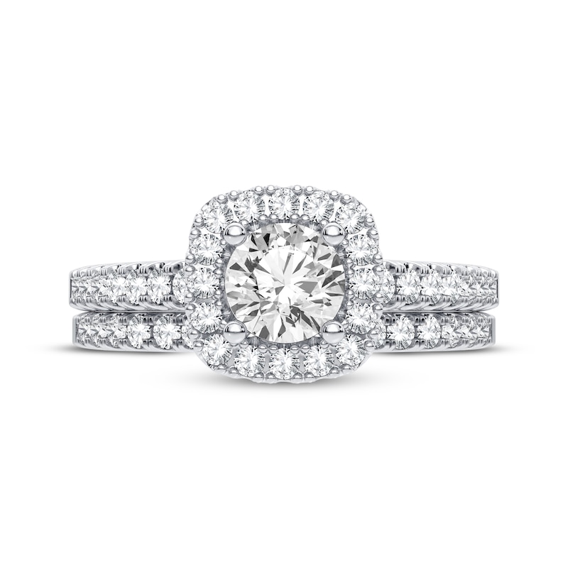 Main Image 3 of Now + Forever Diamond Bridal Set 7/8 ct tw Round-cut 10K White Gold