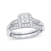 Thumbnail Image 1 of Now + Forever Multi-Diamond Center Bridal Set 3/8 ct tw Round-cut 10K White Gold