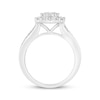 Thumbnail Image 3 of Now + Forever Multi-Diamond Cushion Frame Engagement Ring 1 ct tw 10K White Gold