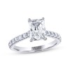 Thumbnail Image 1 of THE LEO Legacy Lab-Grown Diamond Emerald-Cut Engagement Ring 2-3/8 ct tw 14K White Gold