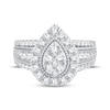 Thumbnail Image 3 of Now + Forever Multi-Diamond Center Pear Frame Engagement Ring 1-1/2 ct tw 10K White Gold