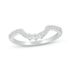 Thumbnail Image 4 of Now + Forever Multi-Diamond Center Oval Frame Bridal Set 1-1/4 ct tw 10K White Gold
