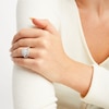 Thumbnail Image 5 of Now + Forever Multi-Diamond Center Oval Frame Bridal Set 1-1/4 ct tw 10K White Gold
