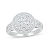 Thumbnail Image 2 of Multi-Diamond Center Halo Bridal Set 1-1/2 ct tw 10K White Gold