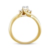 Thumbnail Image 2 of Memories Moments Magic Diamond Bypass Engagement Ring 1/3 ct tw 10K Yellow Gold