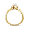 Thumbnail Image 3 of Memories Moments Magic Diamond Bypass Engagement Ring 1/3 ct tw 10K Yellow Gold