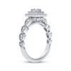 Princess-Cut Diamond Engagement Ring 1/2 ct tw 10K White Gold