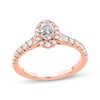 Thumbnail Image 1 of Now + Forever Oval & Round-Cut Diamond Engagement Ring 3/4 ct tw 14K Rose Gold