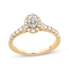 Thumbnail Image 1 of Now + Forever Oval & Round-Cut Diamond Engagement Ring 3/4 ct tw 14K Yellow Gold
