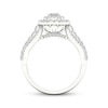 Thumbnail Image 4 of Now + Forever Princess & Round-Cut Diamond Engagement Ring 1-3/8 ct tw 14K White Gold