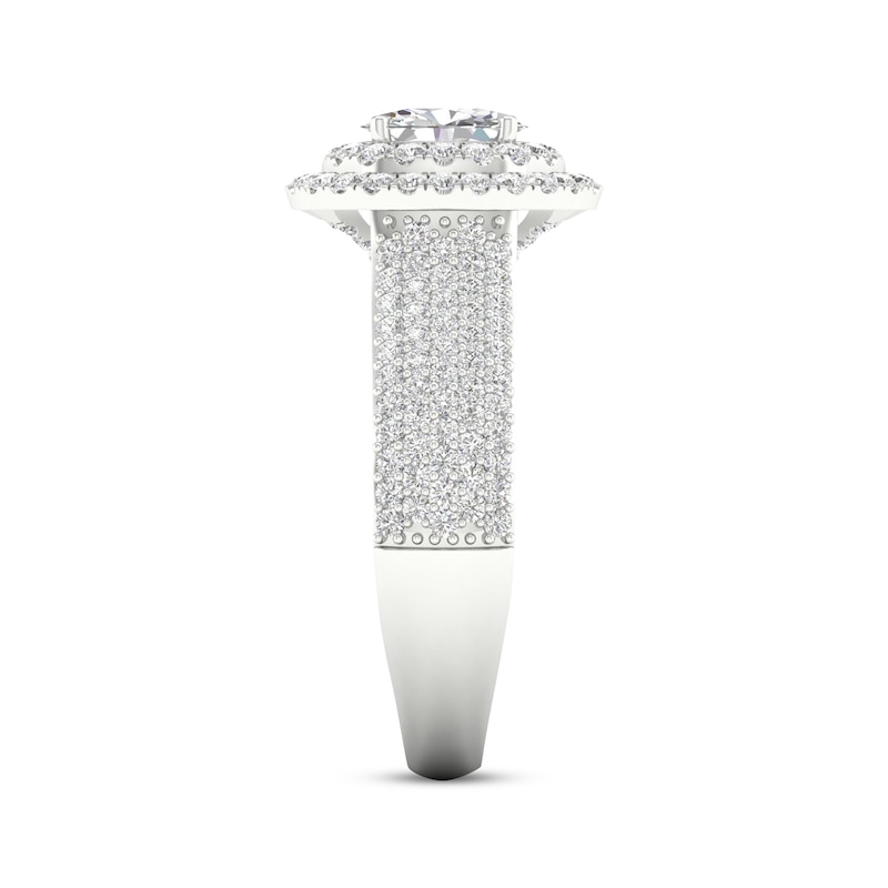 Main Image 3 of Now + Forever Oval & Round-Cut Diamond Engagement Ring 1-1/4 ct tw 14K White Gold