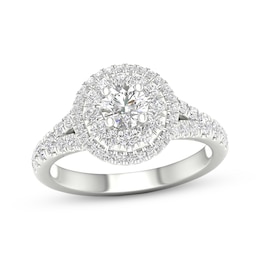 Now + Forever Round-Cut Diamond Engagement Ring 1-1/5 ct tw 14K White Gold