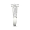 Thumbnail Image 3 of Now + Forever Oval & Round-Cut Diamond Engagement Ring 1-3/8 ct tw 14K White Gold