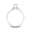 Thumbnail Image 4 of Now + Forever Pear-Shaped & Round-Cut Diamond Engagement Ring 7/8 ct tw 14K White Gold