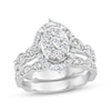 Thumbnail Image 1 of Now + Forever Round-Cut Diamond Bridal Set 1 ct tw 10K White Gold