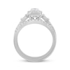 Thumbnail Image 3 of Now + Forever Oval, Round & Baguette-Cut Diamond Bridal Set 1 ct tw 10K White Gold