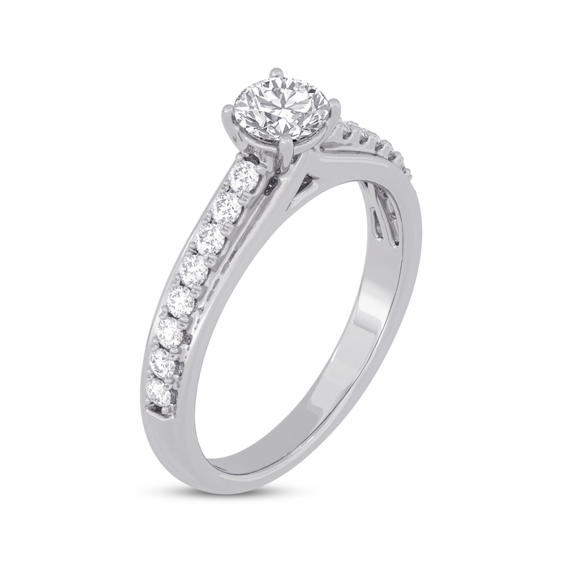 Main Image 2 of Now + Forever Round-Cut Diamond Engagement Ring 3/4 ct tw 14K White Gold