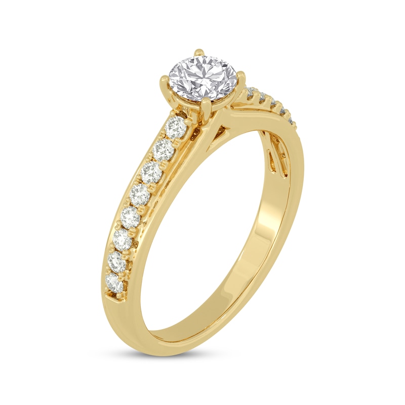 Main Image 2 of Now + Forever Round-Cut Diamond Engagement Ring 3/4 ct tw 14K Yellow Gold