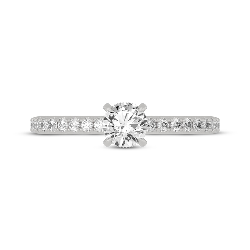 Main Image 3 of Now + Forever Round-Cut Diamond Gallery-Set Engagement Ring 3/4 ct tw 14K White Gold