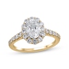 Thumbnail Image 1 of Now + Forever Lab-Grown Diamonds Oval-Cut Engagement Ring 1-3/4 ct tw 14K Yellow Gold