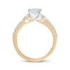 Thumbnail Image 3 of Now + Forever Lab-Grown Diamonds Princess-Cut Engagement Ring 1-1/2 ct tw 14K Yellow Gold