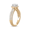 Thumbnail Image 1 of Lab-Created Diamonds by KAY Round-Cut Split Shank Engagement Ring 1-1/4 ct tw 14K Yellow Gold