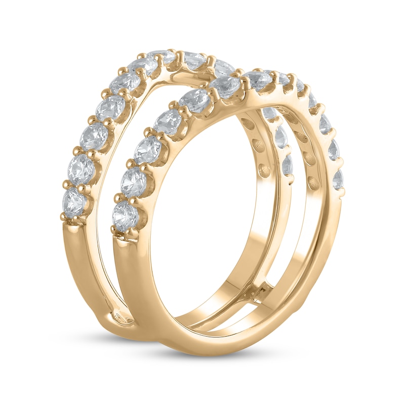 Main Image 2 of Now + Forever Lab-Grown Diamonds Round-Cut Enhancer Ring 1-1/2 ct tw 14K Yellow Gold
