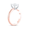 Thumbnail Image 2 of Now + Forever Lab-Grown Diamonds Princess-Cut Solitaire Engagement Ring 1 ct tw 14K Rose Gold (F/SI2)