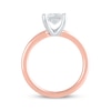 Thumbnail Image 3 of Now + Forever Lab-Grown Diamonds Princess-Cut Solitaire Engagement Ring 1 ct tw 14K Rose Gold (F/SI2)