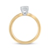 Thumbnail Image 3 of Now + Forever Lab-Grown Diamonds Emerald-Cut Solitaire Engagement Ring 1 ct tw 14K Yellow Gold (F/SI2)