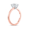 Thumbnail Image 2 of Now + Forever Lab-Grown Diamonds Emerald-Cut Solitaire Engagement Ring 1 ct tw 14K Rose Gold (F/SI2)