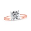 Thumbnail Image 1 of Now + Forever Lab-Grown Diamonds Round-Cut Solitaire Engagement Ring 2 ct tw 14K Rose Gold (F/SI2)