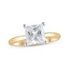 Thumbnail Image 1 of Now + Forever Lab-Grown Diamonds Princess-Cut Solitaire Engagement Ring 2 ct tw 14K Yellow Gold (F/SI2)