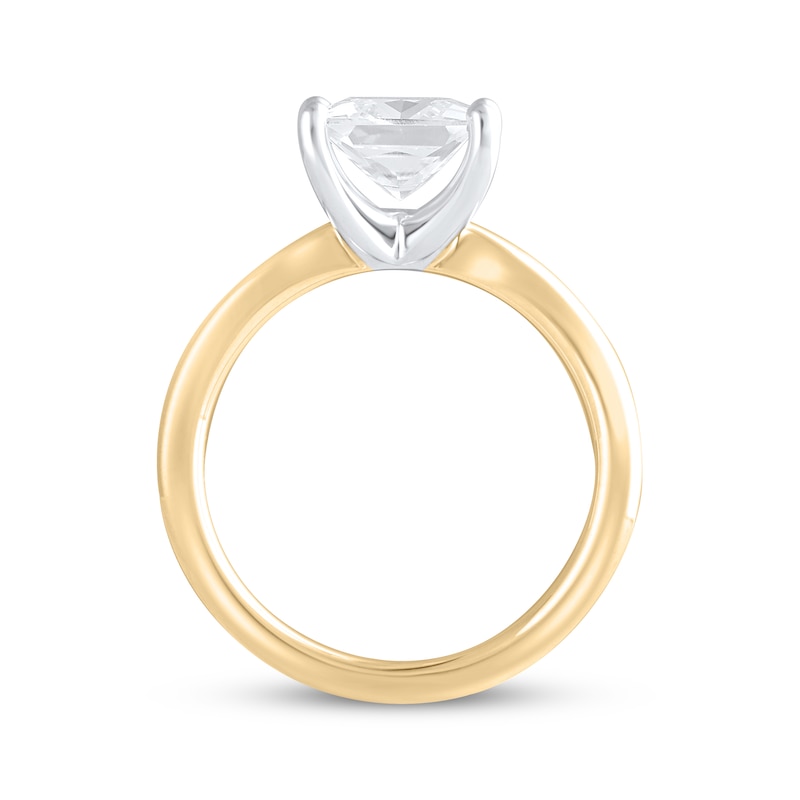 Main Image 3 of Now + Forever Lab-Grown Diamonds Princess-Cut Solitaire Engagement Ring 2 ct tw 14K Yellow Gold (F/SI2)