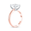 Thumbnail Image 2 of Now + Forever Lab-Grown Diamonds Princess-Cut Solitaire Engagement Ring 2 ct tw 14K Rose Gold (F/SI2)